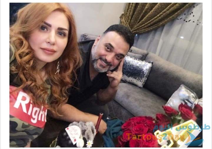 طارق مرعشلي يحتفل بعيد ميلاد زوجته و تفاعل كبير من الجمهور 