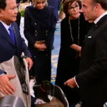Prabowo Subianto Sambut Presiden Macron dan Brigitte di Yogyakarta